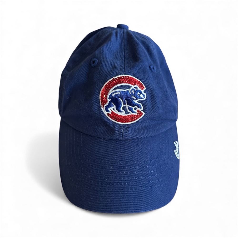 Chicago Bears Sparkle Sequin Adjustable Baseball Women's Cap